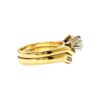 Diamond 0.60ct Duo Ring In 18K Yellow Gold