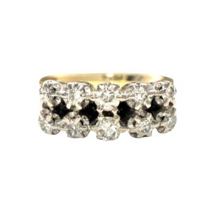 Diamond 0.25cts Ring In 18K Yellow Gold