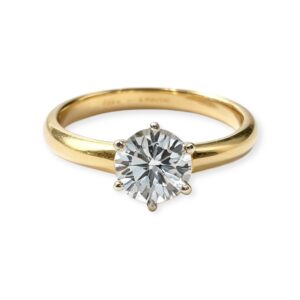 Tiffany & Co Diamond 1.09cts Ring In 18K Yellow Gold