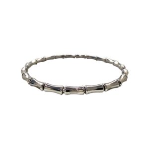 Gucci Bamboo Bracelet In 18K White Gold