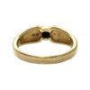Diamond 0.02ct And Opal Ring In 18K Yellow Gold
