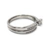 Diamond 0.20cts Ring In 9K White Gold