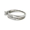 Diamond 0.20cts Ring In 9K White Gold