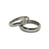 Diamond 0.20ct Duo Rings in 950 Platinum