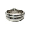 Diamond 0.20ct Duo Rings in 950 Platinum