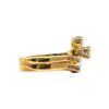 Diamond 0.78cts Duo Ring In 18K Yellow Gold