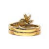 Diamond 0.78cts Duo Ring In 18K Yellow Gold