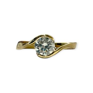Diamond 0.75ct Ring in 18K Yellow Gold