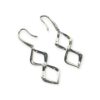 Diamond 0.01CT Earrings in 9K White Gold