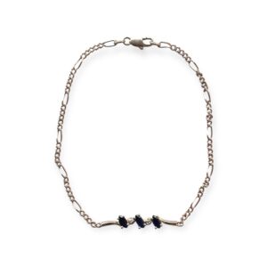 21cm Diamond 0.01cts Bracelet In 9k Yellow Gold
