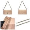 Christian Dior Pink Diorama Leather Chain Clutch
