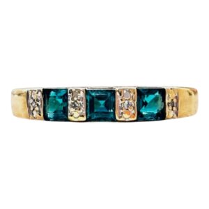 Diamond 0.02cts Ring In 9K Yellow Gold