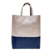 Celine Small Vertical Bi-Cabas Calfskin Leather Bag