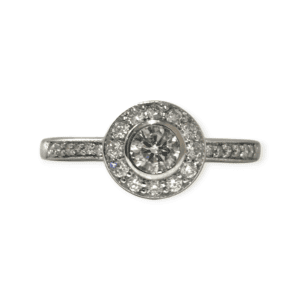Diamond 0.38ctw Ring in 18K White Gold