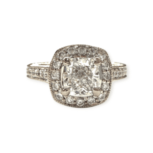 Diamond 1.5cts Ring in 18K White Gold