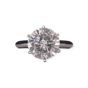 Diamond 3.02 ct Solitaire Ring in 950 Platinum