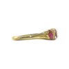 Ruby & Diamond 0.35cts Ring in 18K Yellow Gold