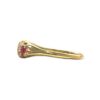 Ruby & Diamond 0.35cts Ring in 18K Yellow Gold