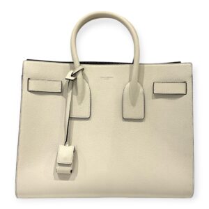 Saint Laurent Sac Du Jour White Bag