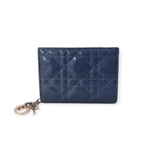 Christian Dior Lady Dior Cloud Blue Lotus Wallet on Chain