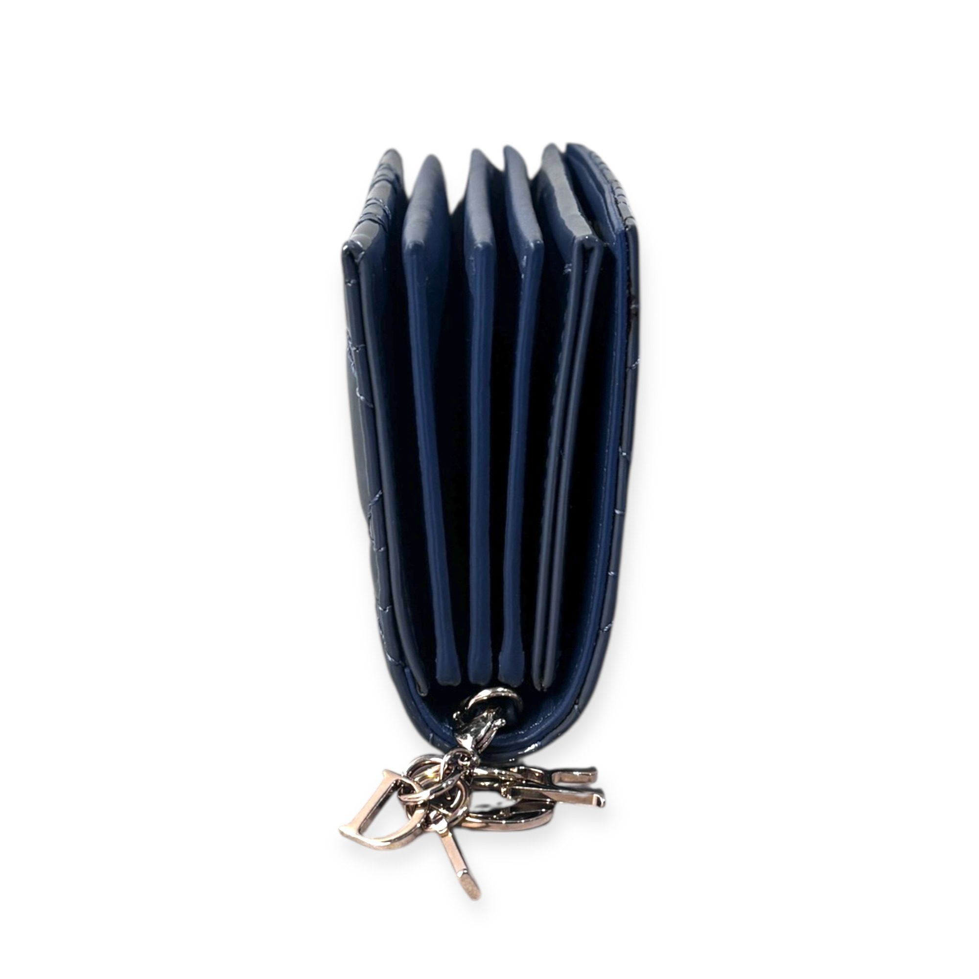 IMG_2642-Photoroom Christian Dior Lady Dior Cloud Blue Lotus Wallet on Chain