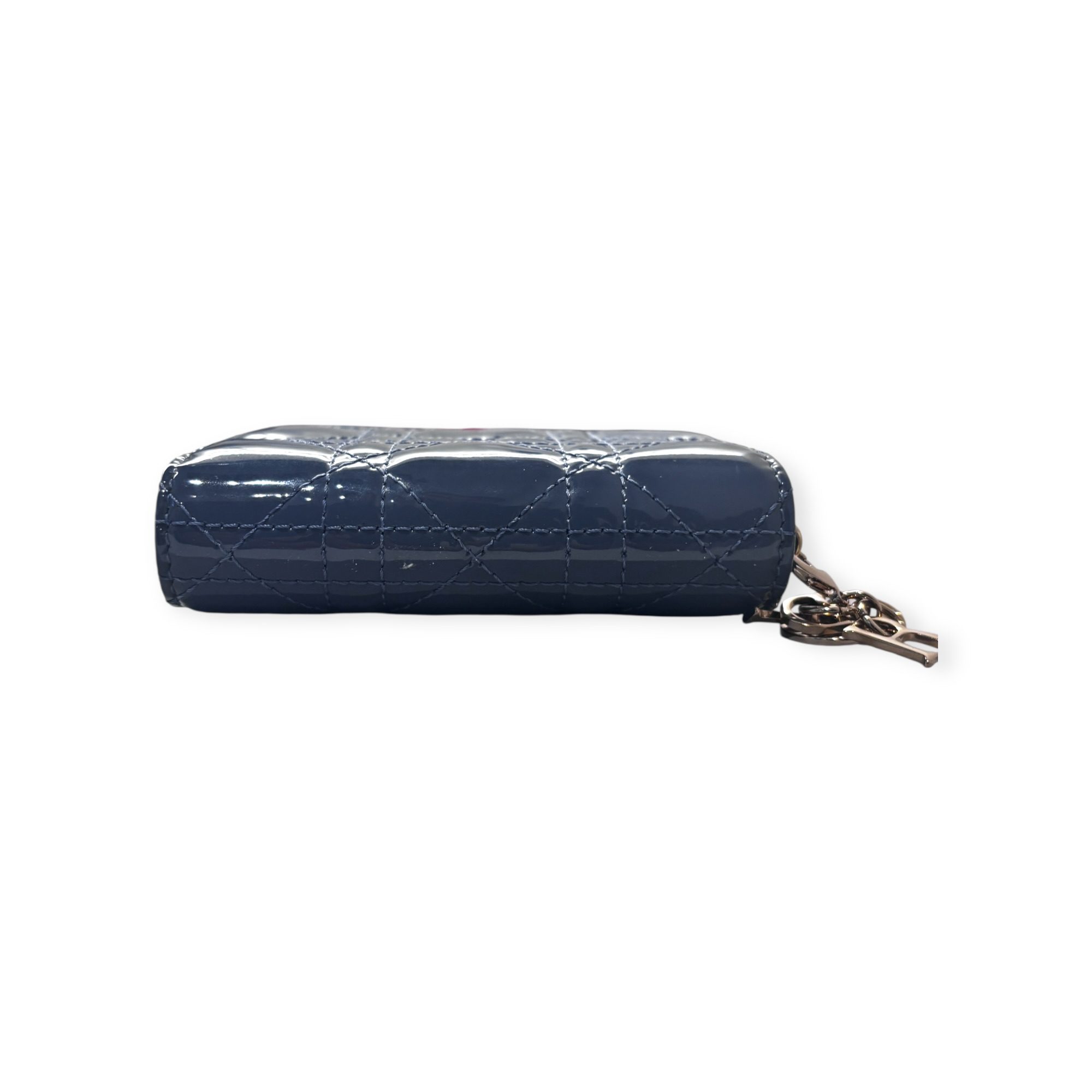 IMG_2643-Photoroom Christian Dior Lady Dior Cloud Blue Lotus Wallet on Chain