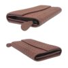 Bottega Veneta Dusty Rose Intrecciato Leather Long Wallet