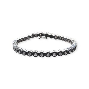 19cm Diamond 1.50cts Bracelet in 18K White Gold