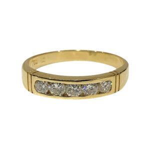 Diamond 0.35ct Ring In 18K Yellow Gold