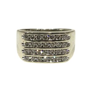 Diamond 1ct Ring In 10K White Gold