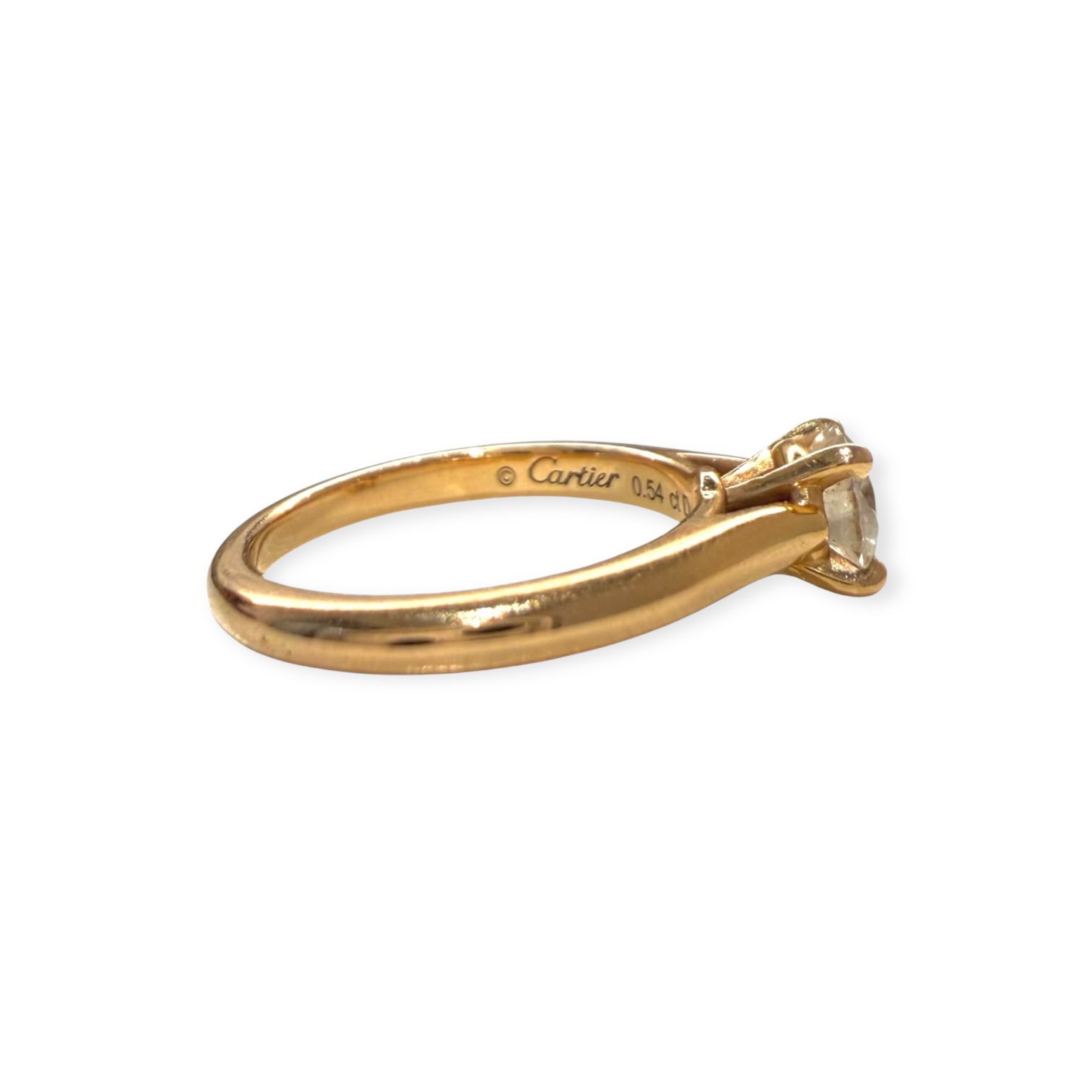 Photoroom_001_20260929_140222 Cartier Diamond 0.54ct Ring In 18K Yellow Gold
