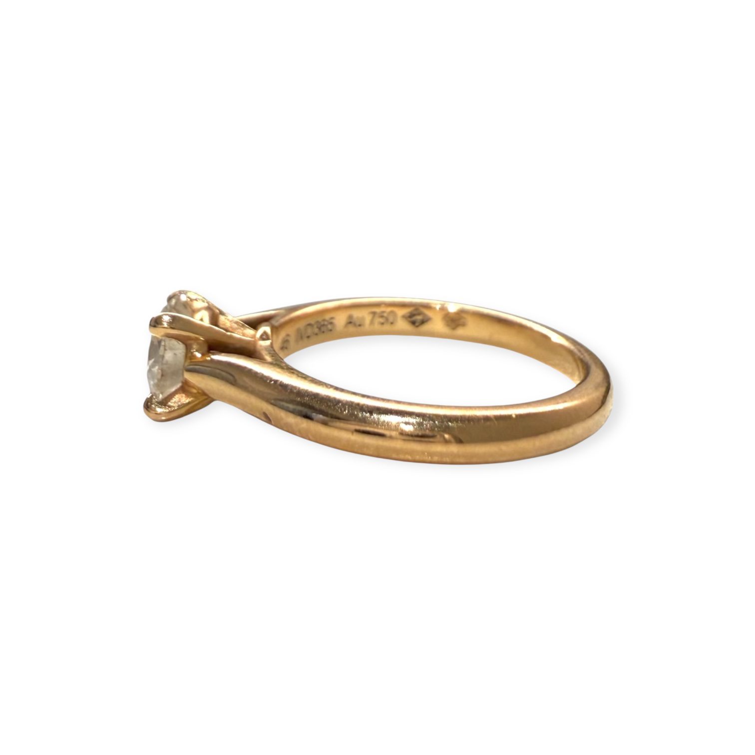 Photoroom_002_20260929_140222 Cartier Diamond 0.54ct Ring In 18K Yellow Gold