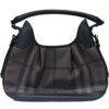 Burberry Smoked Check Brooklyn Hobo Bag
