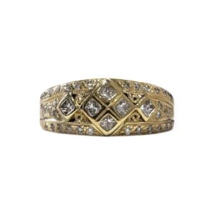 Diamond 0.50cts Ring in 18K Yellow Gold