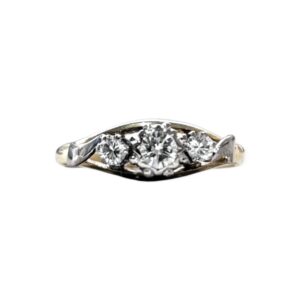 Diamond 0.25cts Ring in 18K Yellow Gold