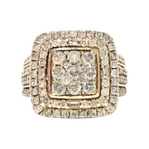 Diamond 1.00ct Ring In 9K Yellow Gold