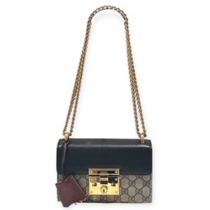 Gucci GG Supreme Padlock Shoulder Bag