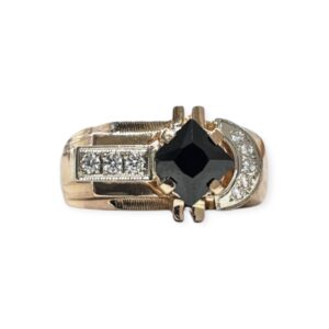 Cubic Zirconia Ring in 14K Yellow Gold