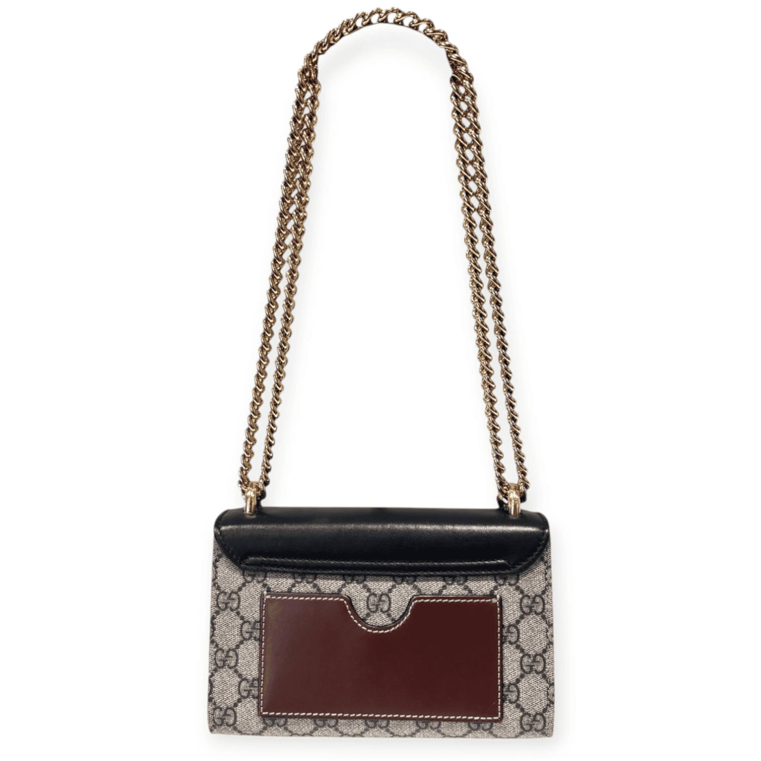 image Gucci GG Supreme Padlock Shoulder Bag